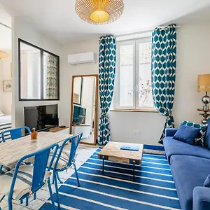 Bleu 29m2, 120m Vieux-port , Clim ,wifi, Acces Autonome Avec Code Apartamento